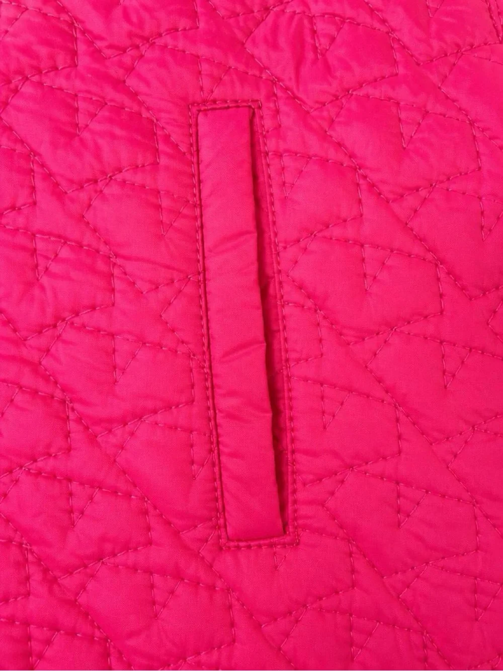 Tucker + Tate Girls Size 2 Pink Quilted Hooded Jacket Gray Sleeves Full Zip